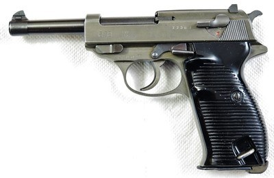Walther p38 9mm BYF 44 (Mauser) Dual Tone Matching with Very Near Mint Original Finish WWII German Military