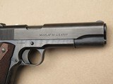 Colt 1911 .45 ACP from 1918 made for the US Military during WWI All Original Blue and Parts - 4 of 15