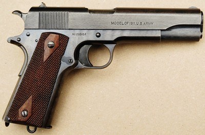 Colt 1911 .45 ACP from 1918 made for the US Military during WWI All Original Blue and Parts