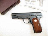 Colt Pocket Hammerless .32 ACP Like New in Box from 1940 w/Factory Letter - 3 of 15