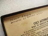 Colt Pocket Hammerless .32 ACP Like New in Box from 1940 w/Factory Letter - 13 of 15