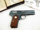 Colt Pocket Hammerless .32 ACP Like New in Box from 1940 w/Factory Letter