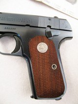 Colt Pocket Hammerless .32 ACP Like New in Box from 1940 w/Factory Letter - 4 of 15