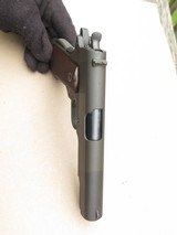 Colt 1911 A1 US Military .45 ACP WWII 1943 with Matching Slide Gun is Original Finish and Near Mint - 11 of 14
