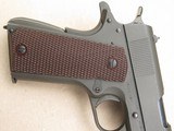 Colt 1911 A1 US Military .45 ACP WWII 1943 with Matching Slide Gun is Original Finish and Near Mint - 6 of 14