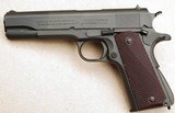 Colt 1911 A1 US Military .45 ACP WWII 1943 with Matching Slide Gun is Original Finish and Near Mint - 2 of 14