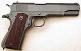Colt 1911 A1 US Military .45 ACP WWII 1943 with Matching Slide Gun is Original Finish and Near Mint