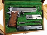 Colt King Super Target Prewar National Match .45 ACP with Colt Prewar ACE .22 LR Top End Conversion in Walnut Case with Colt Letters