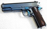 Colt Government Model 1911 .45 ACP Early 1913 Production High Polish Blue and Fire Blue and Keyhole Magazine All Original Condition - 5 of 15