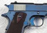Colt Government Model 1911 .45 ACP Early 1913 Production High Polish Blue and Fire Blue and Keyhole Magazine All Original Condition - 4 of 15