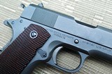 Colt 1911 A1 .45 ACP Military Early WWII Parkerized From 1942 High Condition Original - 3 of 15