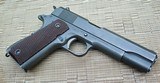 Colt 1911 A1 .45 ACP Military Early WWII Parkerized From 1942 High Condition Original - 15 of 15