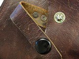 Luger SSand RZM Marked Leather Shoulder Holster WWII German - 9 of 13
