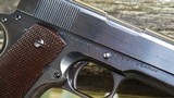 Colt 1911 A1 .45 ACP Original Blue Finish From 1940 All Gun Original As Issued and Nice! - 4 of 15