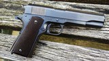Colt 1911 A1 .45 ACP Original Blue Finish From 1940 All Gun Original As Issued and Nice! - 2 of 15