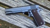 Colt 1911 A1 .45 ACP Original Blue Finish From 1940 Gun Is Original As Issued and Nice! - 1 of 15