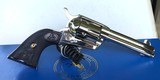 2012 Colt SAA 45 Nickel Plated 4 3/4" Barrel-MINT in Box - 2 of 8