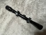 Vintage Redfield 3/4" 4X Rifle Scope W/Rings - 10 of 12