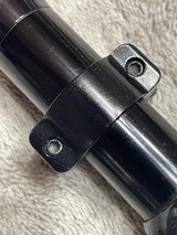 Vintage Redfield 3/4" 4X Rifle Scope W/Rings - 3 of 12