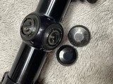 Vintage Redfield 3/4" 4X Rifle Scope W/Rings - 11 of 12