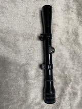 Vintage Redfield 3/4" 4X Rifle Scope W/Rings - 1 of 12