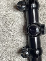 Vintage Redfield 3/4" Rifle Scope 4X W/ Rings - 6 of 12