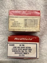 Redfield 2 Piece Scope Bases 2 Sets NIB - 1 of 2