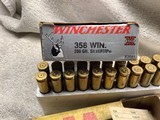 Factory Winchester 358 200gr Silvertip Bullets & Brass - 3 of 4