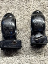 Buehler Engraved Scope Base & Rings - 1 of 6