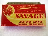 Savage 250-3000 with Indian Head on Box - 1 of 5