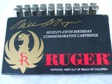 Ruger 75th Birthday Commemorative Cartridge