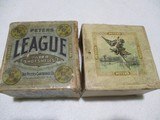 Peters League "Paper Shot Shells" Old 2 Piece Empty Box - 1 of 7