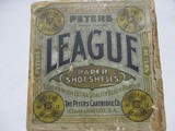 Peters League "Paper Shot Shells" Old 2 Piece Empty Box - 2 of 7