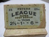 Peters League "Paper Shot Shells" Old 2 Piece Empty Box - 4 of 7
