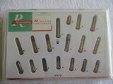 Americana Cartridge Collection of 22 Rimfire from 1972. Set of 4 - 5 of 10