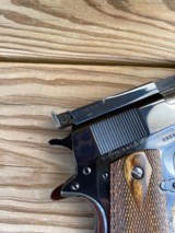 Colt 1911 Bullseye gun customized by Crawford of Pleasant Valley, NY - 5 of 7