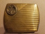 German Naval Dress Dagger w/ scabbard, Naval Cigarette case and match box, Nazi dress cap Eagle - 6 of 6