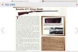 Superlative Unfired 20 Gauge Beretta 471 Silver Hawk Side-by-Side, New In The Case - Image 14 of 15