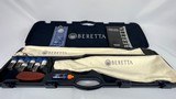 Superlative Unfired 20 Gauge Beretta 471 Silver Hawk Side-by-Side, New In The Case - Image 8 of 15