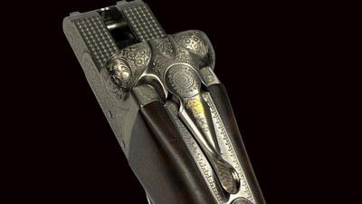 Superlative Unfired 20 Gauge Beretta 471 Silver Hawk Side-by-Side, New In The Case - Image 1 of 15