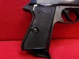 Walther PP .380 ACP 3-7/8" Barrel Blued 7 Round Magazine Imported By Interarms 1970s Mfg. *PENDING* - 2 of 15