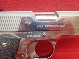 Colt Officers ACP Series 80 .45auto 3.75" Barrel SS High Polish Semi Auto Pistol - 4 of 17
