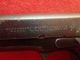 Colt Commander Model 1911 .45ACP 4.25" Barsto Barrel Semi Automatic Pistol 1967mfg - 10 of 21