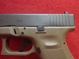 Glock 19 Gen 3 9mm 4.5" Barrel FDE Semi Auto Pistol LNIB w/Two 10rd Mags - 7 of 21