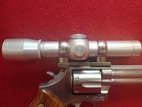 Smith & Wesson 686 .357mag 8-3/8" Barrel SS L-Frame Revolver w/Leupold M8 Scope 1985mfg SOLD - 6 of 23