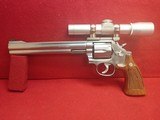 Smith & Wesson 686 .357mag 8-3/8" Barrel SS L-Frame Revolver w/Leupold M8 Scope 1985mfg SOLD - 8 of 23