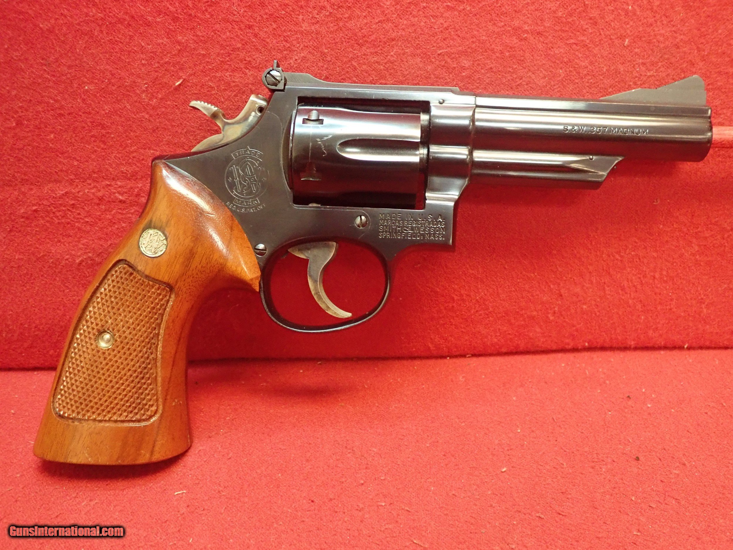 Quadro Arma Revolver Smith E Wesson 19 Calibre 357 Magnum