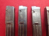 WWII Nazi German MP38 or MP40 9mm 32rd Submachine Gun Magazines Original Wartime Production LOT OF 5 SOLD - 5 of 19