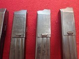 WWII Nazi German MP38 or MP40 9mm 32rd Submachine Gun Magazines Original Wartime Production LOT OF 5 SOLD - 16 of 19