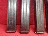 WWII Nazi German MP38 or MP40 9mm 32rd Submachine Gun Magazines Original Wartime Production LOT OF 5 SOLD - 2 of 19